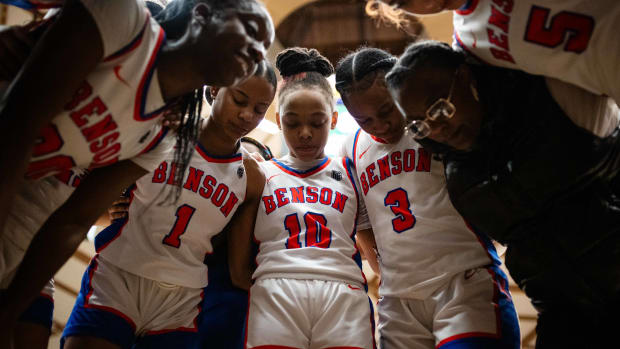 Benson Grants Pass 6A Oregon girls basketball quarterfinal 2024 Naji Saker -5